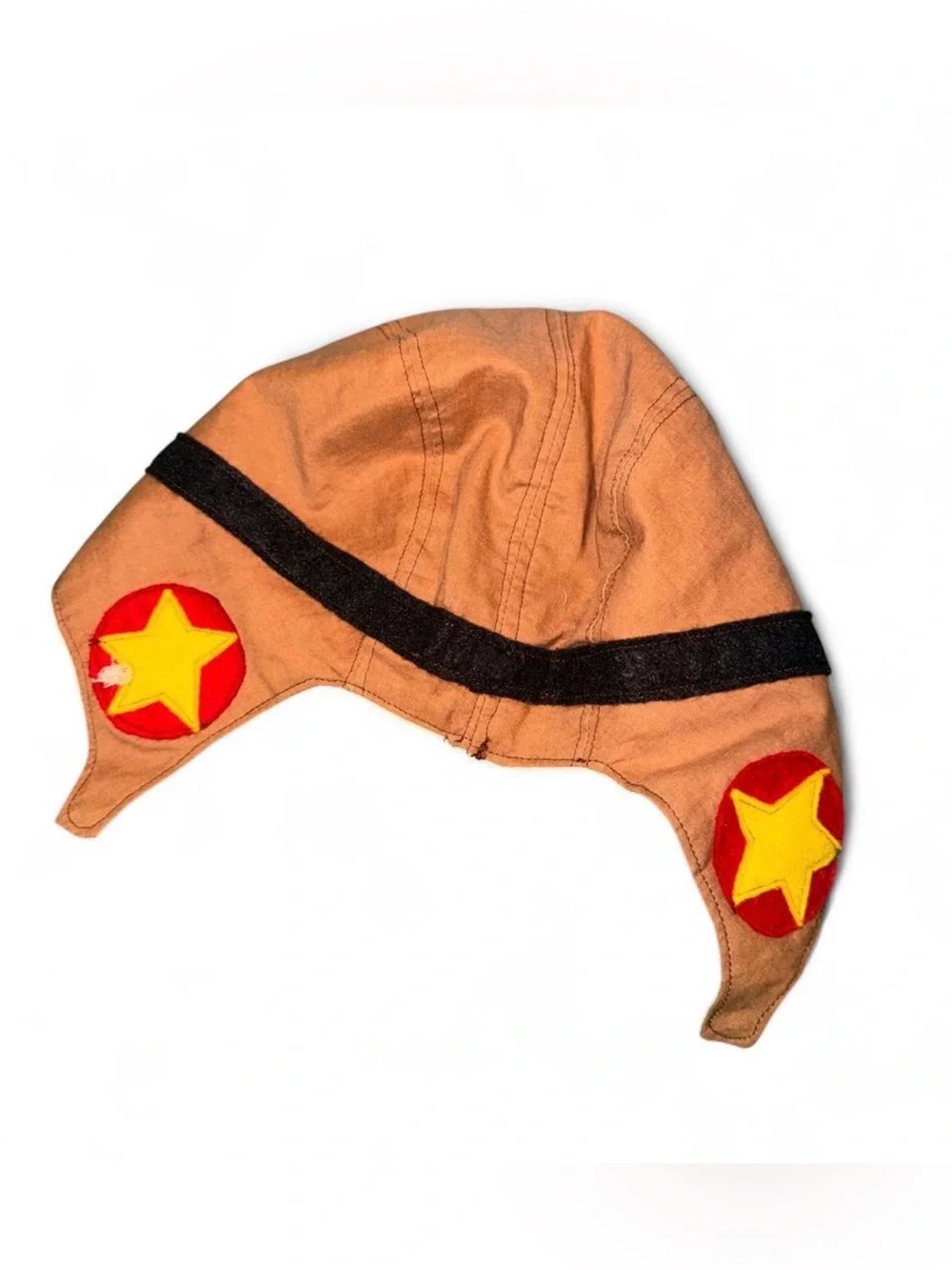 Kids Brown Aviator Pilot Hat with Goggles